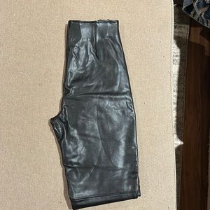 Leather Abercrombie leggings